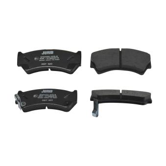 Jeu de 4 plaquettes de frein avant JURID OEM 5581064G01