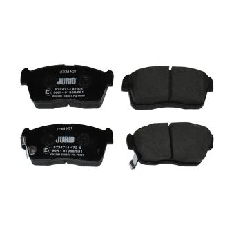 Jeu de 4 plaquettes de frein avant JURID OEM 04465B2051 Jeu de 4 plaquettes de frein avant JURID OEM 04465B2051