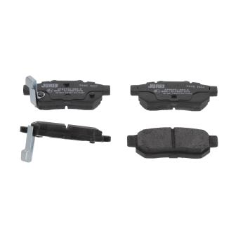 Jeu de 4 plaquettes de frein arrière JURID OEM 06430SAAE50