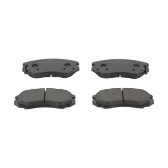 Jeu de 4 plaquettes de frein avant JURID OEM 581013CA80