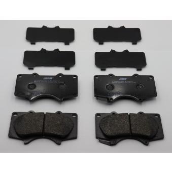 Jeu de 4 plaquettes de frein avant JURID OEM 04465YZZDB