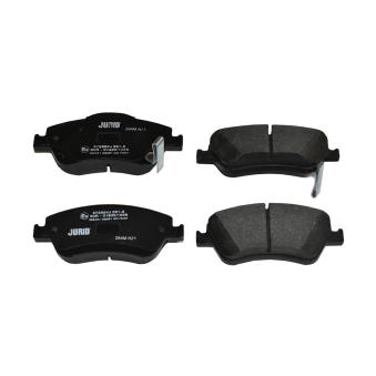 Jeu de 4 plaquettes de frein avant JURID OEM 0446502170