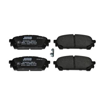 Jeu de 4 plaquettes de frein arrière JURID OEM 26696FE040