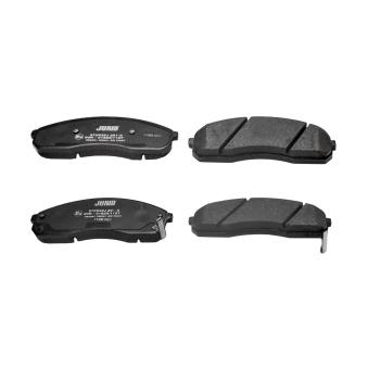 Jeu de 4 plaquettes de frein avant JURID OEM 0K75B3328Z