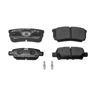 Jeu de 4 plaquettes de frein arrière JURID OEM 4605A336