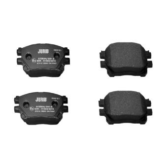 Jeu de 4 plaquettes de frein avant JURID OEM 0446528490