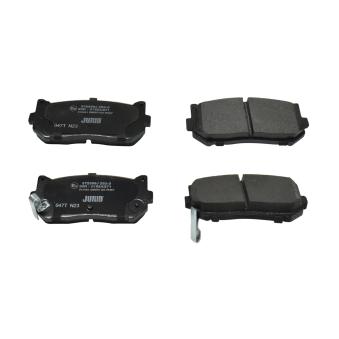 Jeu de 4 plaquettes de frein arrière JURID 572556J pour ROVER 25 1.8 - 110cv