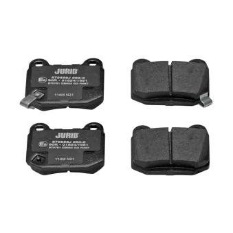 Jeu de 4 plaquettes de frein arrière JURID OEM 26696FG000