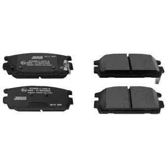 Jeu de 4 plaquettes de frein arrière JURID OEM 58302H1A00