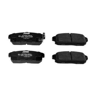 Jeu de 4 plaquettes de frein arrière JURID OEM F1Y02648Z Jeu de 4 plaquettes de frein arrière JURID OEM F1Y02648Z