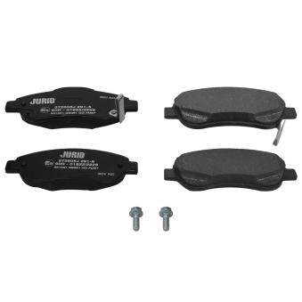 Jeu de 4 plaquettes de frein avant JURID OEM 45022SWWG01