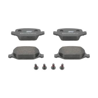 Jeu de 4 plaquettes de frein arrière JURID OEM 9949332 Jeu de 4 plaquettes de frein arrière JURID OEM 9949332