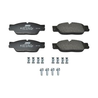 Jeu de 4 plaquettes de frein avant JURID OEM C2C20686