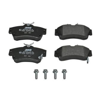 Jeu de 4 plaquettes de frein avant JURID OEM 5083853AA