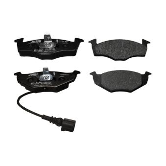 Jeu de 4 plaquettes de frein avant JURID OEM 6Q0698151B