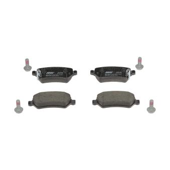 Jeu de 4 plaquettes de frein arrière JURID OEM 1605967