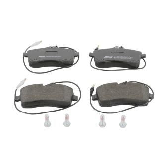 Jeu de 4 plaquettes de frein avant JURID OEM E172236