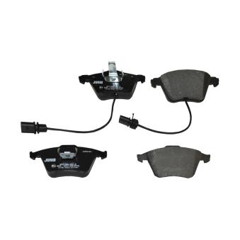 Jeu de 4 plaquettes de frein avant JURID OEM 8E0698151G