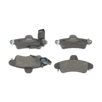 Jeu de 4 plaquettes de frein arrière JURID OEM XS7J2M008AA