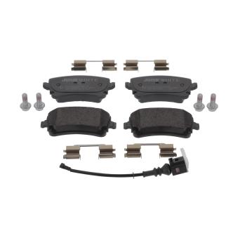 Jeu de 4 plaquettes de frein arrière JURID OEM 7E0698451B