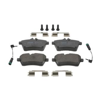 Jeu de 4 plaquettes de frein avant JURID OEM 1694200720