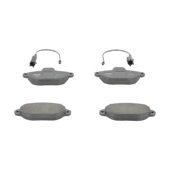 Jeu de 4 plaquettes de frein avant JURID OEM 1778385