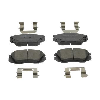 Jeu de 4 plaquettes de frein avant JURID OEM 22959105