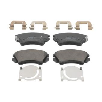 Jeu de 4 plaquettes de frein avant JURID OEM 1605434