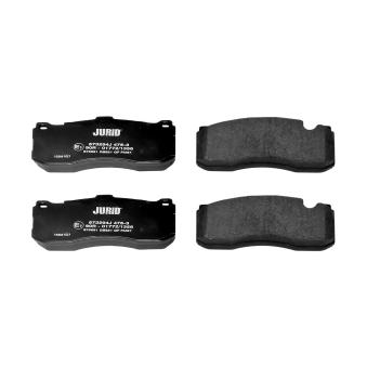 Jeu de 4 plaquettes de frein avant JURID OEM 6784807