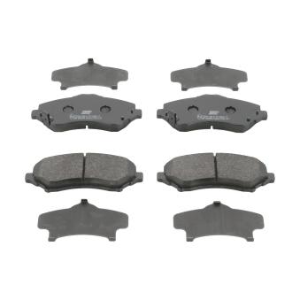 Jeu de 4 plaquettes de frein avant JURID OEM 68029264AA