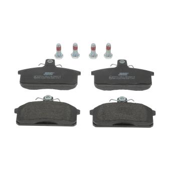 Jeu de 4 plaquettes de frein arrière JURID OEM 00000A00906