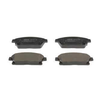 Jeu de 4 plaquettes de frein avant JURID OEM 95516193