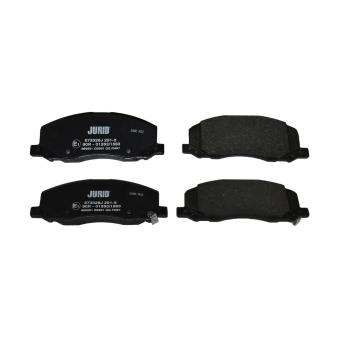 Jeu de 4 plaquettes de frein avant JURID OEM 13237752