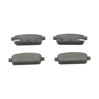 Jeu de 4 plaquettes de frein arrière JURID OEM 1605296 Jeu de 4 plaquettes de frein arrière JURID OEM 1605296