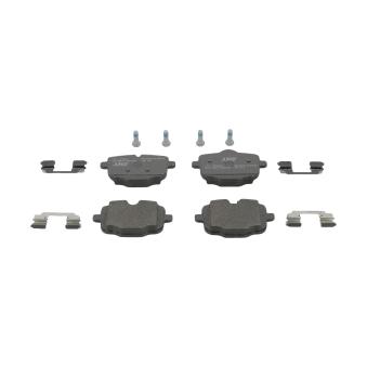 Jeu de 4 plaquettes de frein arrière JURID OEM 34216775346