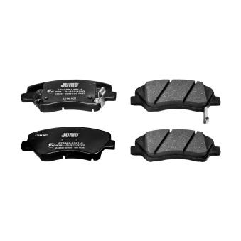 Jeu de 4 plaquettes de frein avant JURID [573368J]