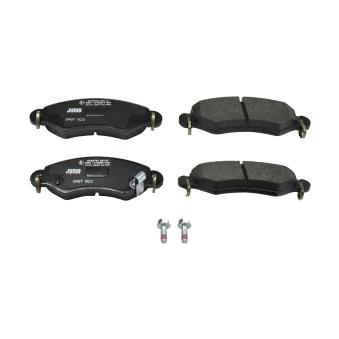 Jeu de 4 plaquettes de frein avant JURID OEM 5581084E01000
