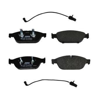 Jeu de 4 plaquettes de frein avant JURID OEM 4G0698151B