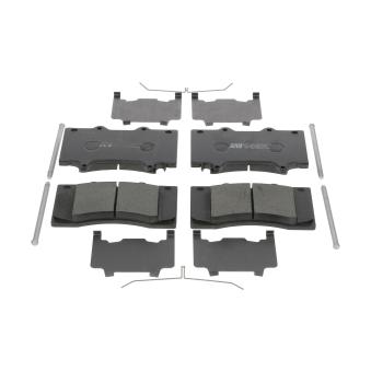 Jeu de 4 plaquettes de frein avant JURID OEM D10601LB2A