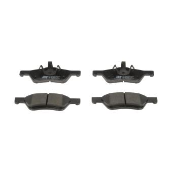 Jeu de 4 plaquettes de frein avant JURID OEM 4918698