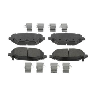 Jeu de 4 plaquettes de frein arrière JURID OEM 68159526AA