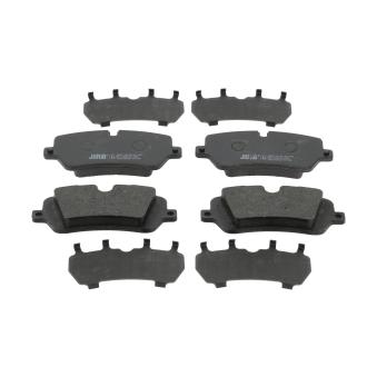 Jeu de 4 plaquettes de frein arrière JURID [573439J]