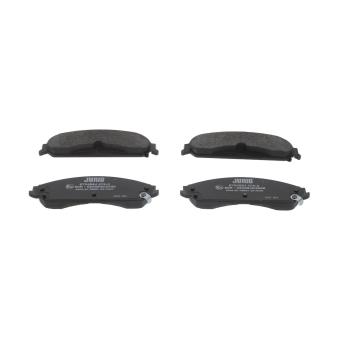 Jeu de 4 plaquettes de frein avant JURID OEM 68147681AA