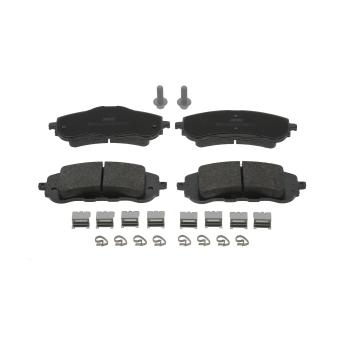 Jeu de 4 plaquettes de frein avant JURID OEM 1610428780 Jeu de 4 plaquettes de frein avant JURID OEM 1610428780