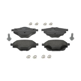 Jeu de 4 plaquettes de frein arrière JURID OEM 95525386