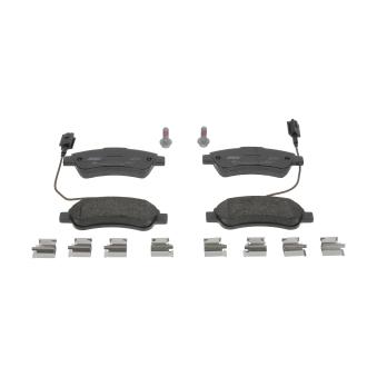 Jeu de 4 plaquettes de frein arrière JURID OEM 1614412180 Jeu de 4 plaquettes de frein arrière JURID OEM 1614412180