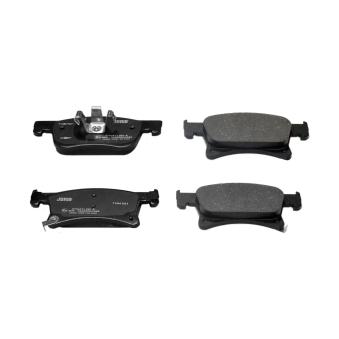 Jeu de 4 plaquettes de frein avant JURID OEM 95524973