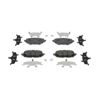 Jeu de 4 plaquettes de frein avant JURID 573677J pour FORD GRANADA 2.0 - 184cv