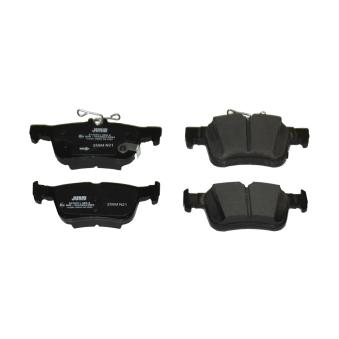 Jeu de 4 plaquettes de frein arrière JURID OEM DG9C2M007HA