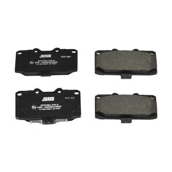 Jeu de 4 plaquettes de frein avant JURID OEM 26296AE121